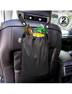 Conjunto de 2 bolsas de basura para coche RMMOORORO impermeables 2