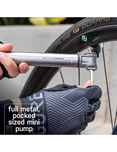 Bomba de bicicleta Topeak Roadie TT - Inflación 160 psi Bomba de bicicleta Topeak Roadie TT - Inflación 160 psi
