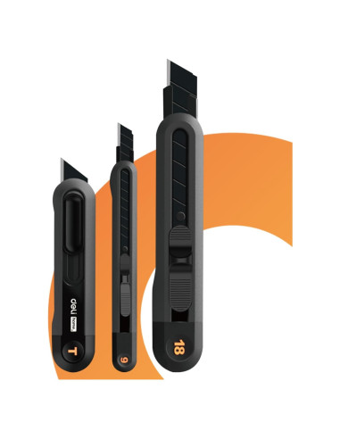 Set de 3 Cuchillos Utilitarios Deli - Cortadores de Cajas