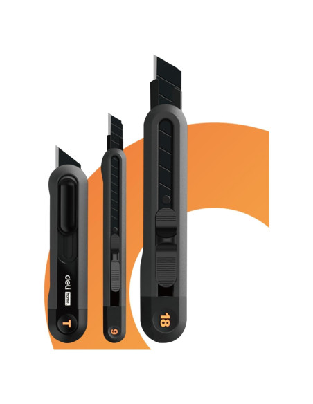 Set de 3 Cuchillos Utilitarios Deli - Cortadores de Cajas Set de 3 Cuchillos Utilitarios Deli - Cortadores de Cajas