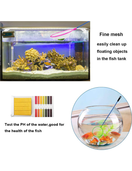 Kit de herramientas para acuario 7 en 1 Lxiyu - Acero inoxidable Kit de herramientas para acuario 7 en 1 Lxiyu - Acero inoxidable