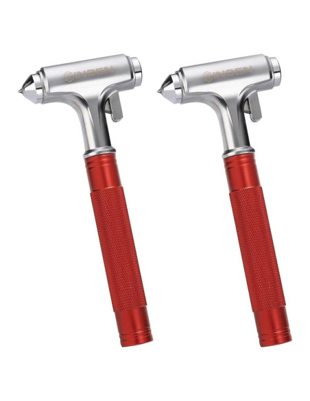 Cortador de Cinturón y Martillo Rompevidrios SINSEN Rojo Cortador de Cinturón y Martillo Rompevidrios SINSEN Rojo
