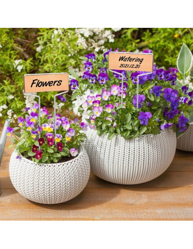 Etiquetas de Metal para Plantas Kinglake Garden - Paquete de 20