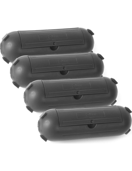 Protector de Enchufe de Extensión Exterior CalPalmy Grande Negro Protector de Enchufe de Extensión Exterior CalPalmy Grande Negro