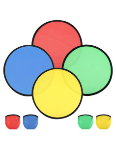 Conjunto 24 Discos Voladores Plegables Norme Nylon Colores