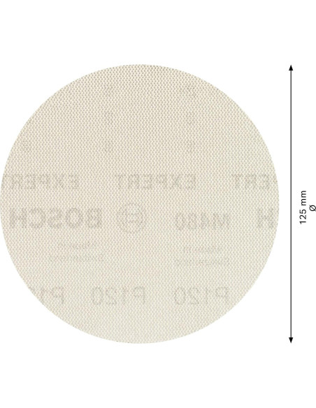Red de Lijado Bosch Expert M480 125mm Grano 120 - 5 Piezas Red de Lijado Bosch Expert M480 125mm Grano 120 - 5 Piezas