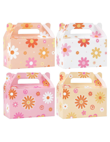 12 Cajas de Regalo Margarita Boho ZOIIWA 15.3x8.9x7.5 cm