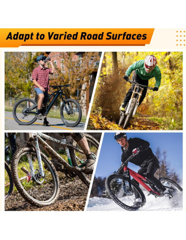 Neumáticos de Bicicleta de Montaña Fansport 24x1.95 Plegables
