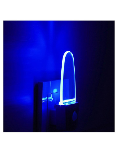 Luz Nocturna LED con Sensor de Movimiento GREENIC Azul 0.5W