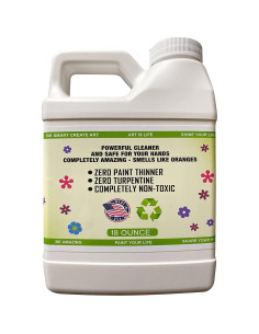 Limpiador de Pinceles Green Piece 532 ml - No Tóxico y Biodegradable 2
