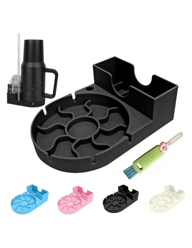 Soporte de Secado de Botellas RDIEZCO Silicona Negro 10.5 cm