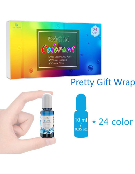 24 Colorantes Epóxicos DecorRom 10ml - Tinte Transparente para Resina 24 Colorantes Epóxicos DecorRom 10ml - Tinte Transparente para Resina
