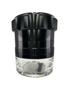 Molino de Especias Grinder Garage 2.5" Negro Aluminio Vidrio