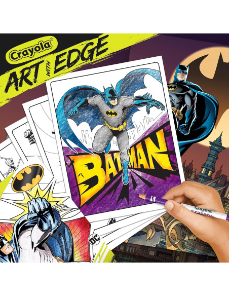 Páginas para Colorear Crayola Batman con Póster - 28 Hojas
