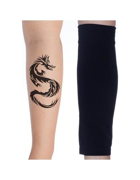 HOVEOX 3 Pares Mangas Cubiertas de Tatuaje Unisex - Negro, Blanco, Nude HOVEOX 3 Pares Mangas Cubiertas de Tatuaje Unisex - Negro, Blanco, Nude