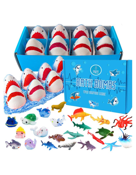 Bolas de Baño Pinyi para Niños con Sorpresa - Set de 8 Bolas de Baño Pinyi para Niños con Sorpresa - Set de 8