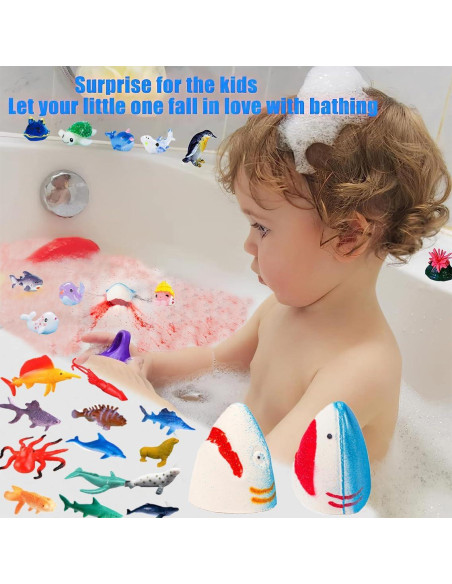 Bolas de Baño Pinyi para Niños con Sorpresa - Set de 8 Bolas de Baño Pinyi para Niños con Sorpresa - Set de 8