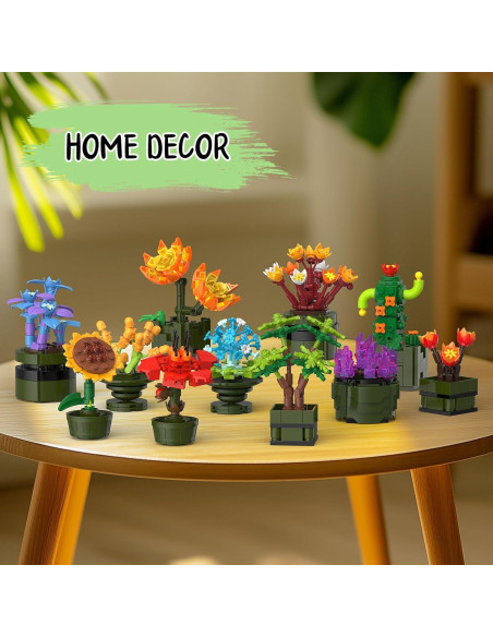 Juego de Construcción de Flores Suculentas NUTCRACKER 12 Piezas Juego de Construcción de Flores Suculentas NUTCRACKER 12 Piezas