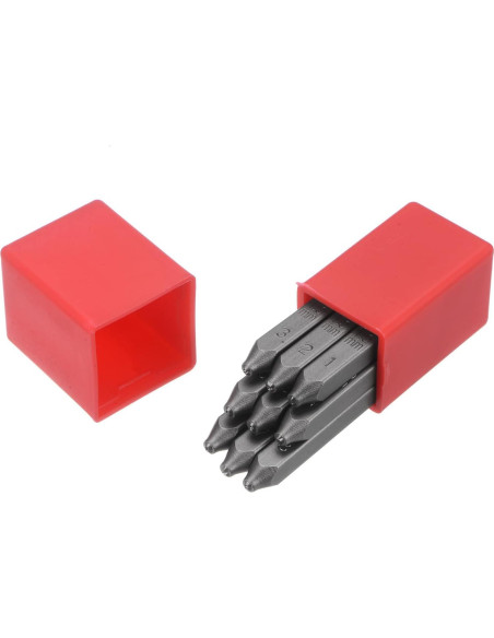 Juego de Sellos Numéricos HARFINGTON 9 Piezas 1.5mm Acero Juego de Sellos Numéricos HARFINGTON 9 Piezas 1.5mm Acero