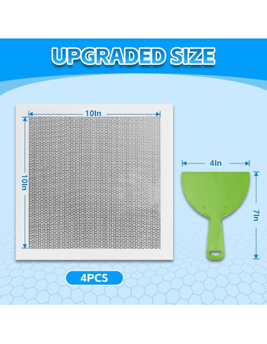 Kit de Reparación de Parches de Pared GMingZTong 4 Piezas 25 cm