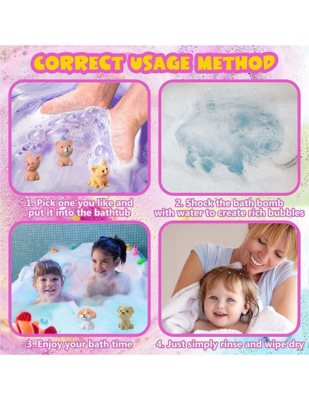Bombas de Baño Kottke para Niños - 20 Aromas y Sorpresas Bombas de Baño Kottke para Niños - 20 Aromas y Sorpresas