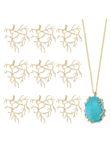 NBEADS 10 Piezas Colgantes de Garra Dorados para Joyería DIY