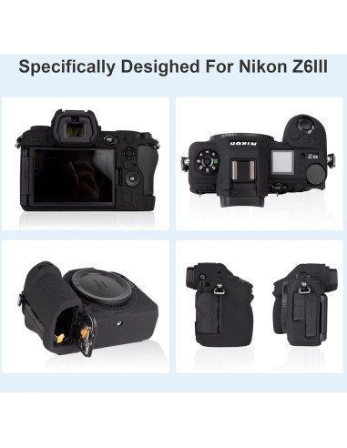 Kit de Accesorios para Cámara Nikon Z6III - Funda, Protectores y Cubierta