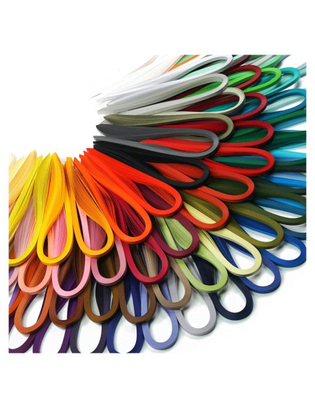 JUYA Juego de Quilling de Papel 72 Colores 2880 Tiras 1.5mm JUYA Juego de Quilling de Papel 72 Colores 2880 Tiras 1.5mm