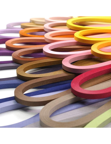 JUYA Juego de Quilling de Papel 72 Colores 2880 Tiras 1.5mm JUYA Juego de Quilling de Papel 72 Colores 2880 Tiras 1.5mm