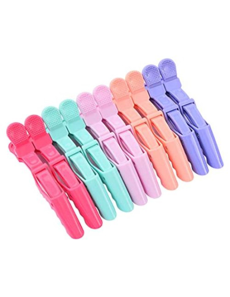 Pinzas para Cabello SINNKY 10 Pcs Caramelo Dientes Anchos Pinzas para Cabello SINNKY 10 Pcs Caramelo Dientes Anchos