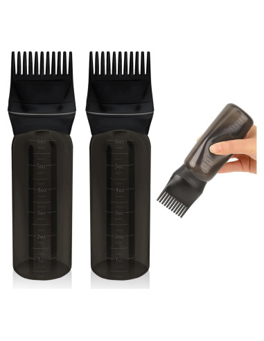 Aplicador de Peine Raíz MOZEAT LENS 2 Piezas 177ml Negro