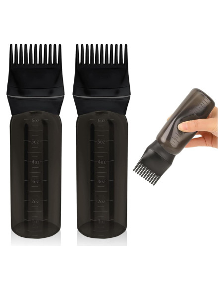 Aplicador de Peine Raíz MOZEAT LENS 2 Piezas 177ml Negro Aplicador de Peine Raíz MOZEAT LENS 2 Piezas 177ml Negro
