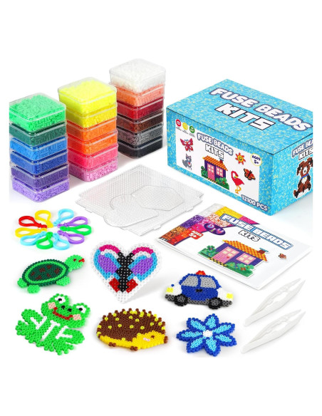 Kit de Perlas de Fusión FUNZBO 12000 Piezas Multicolor Kit de Perlas de Fusión FUNZBO 12000 Piezas Multicolor