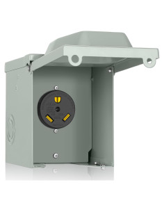 Caja de Salida de Energía RV PAULINN 30A Nema TT-30R Impermeable