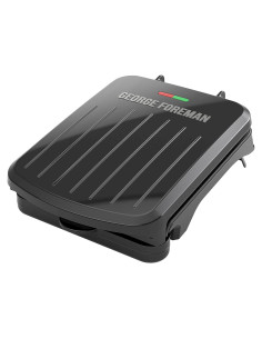 Parrilla Eléctrica George Foreman GRS040B para 2 Porciones Negra