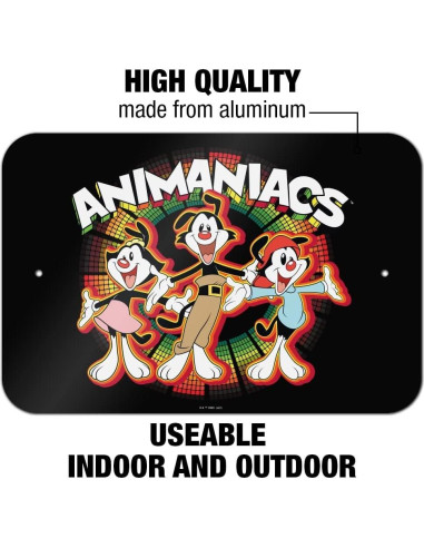 Cartel de Metal Animaniacs 15.3x22.9cm Graphics & More