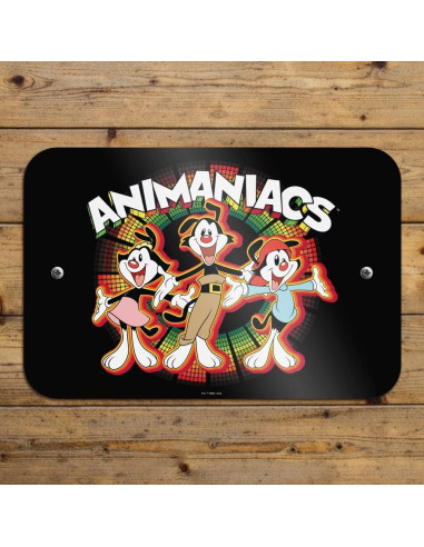 Cartel de Metal Animaniacs 15.3x22.9cm Graphics & More