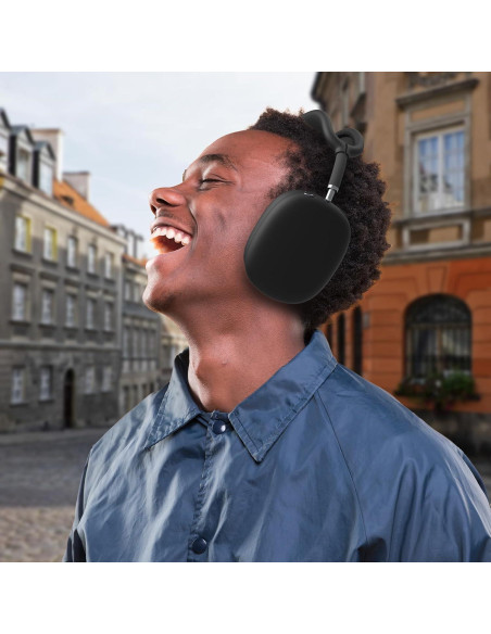 Funda Vancle para AirPods Max - Silicona Suave Negra 3 en 1 Funda Vancle para AirPods Max - Silicona Suave Negra 3 en 1