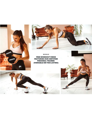 Deslizadores de Núcleo Premium Propel Athletics - Rosa - Entrenamiento
