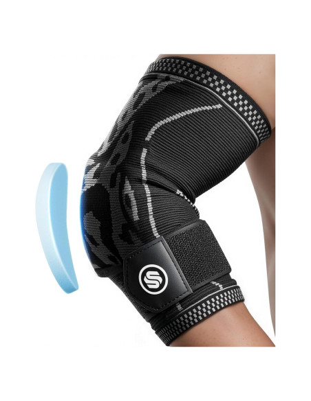 Férula de Codo Ajustable Soloever para Tendinitis - Negro, Pequeño Férula de Codo Ajustable Soloever para Tendinitis - Negro, Pequeño