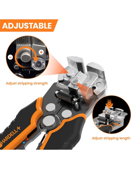Kit Desnudador de Cables HARDELL+ 3 en 1 con 99 Accesorios Kit Desnudador de Cables HARDELL+ 3 en 1 con 99 Accesorios