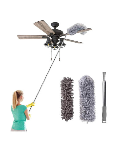 Duster Telescópico de Microfibra MIZIKUSON 254 cm Flexible y Lavable