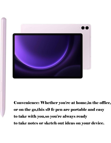 S Pen Reemplazo CaoXiong para Galaxy Tab S9 FE Púrpura