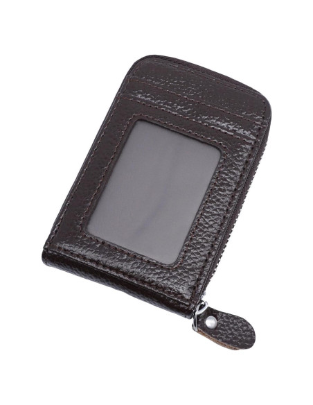 Cartera Slim INNOLIFE de Cuero con Bloqueo RFID - Café Cartera Slim INNOLIFE de Cuero con Bloqueo RFID - Café