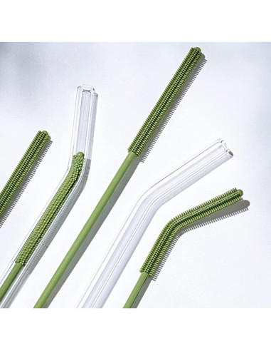 Cepillo Limpiador de Pajitas Silicona 24 cm Gugululu - 2 Pcs