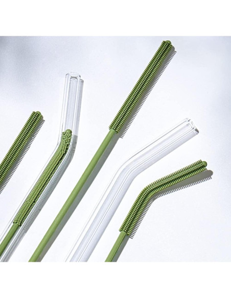 Cepillo Limpiador de Pajitas Silicona 24 cm Gugululu - 2 Pcs Cepillo Limpiador de Pajitas Silicona 24 cm Gugululu - 2 Pcs