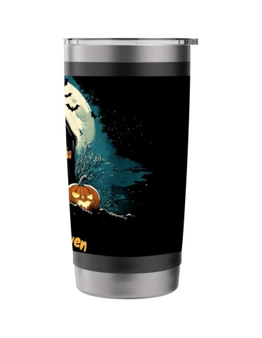 Vaso Térmico Halloween 20 oz Acero Inoxidable Gothic Moon
