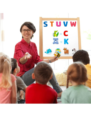 Letras Magnéticas Grandes SpriteGru 52 Piezas Educativas