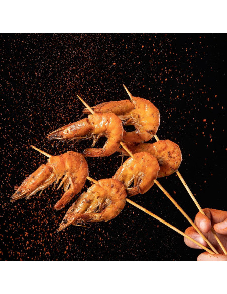 Brochetas de Bambú 20 cm XMZY - 100 Piezas para BBQ y Yakitori Brochetas de Bambú 20 cm XMZY - 100 Piezas para BBQ y Yakitori