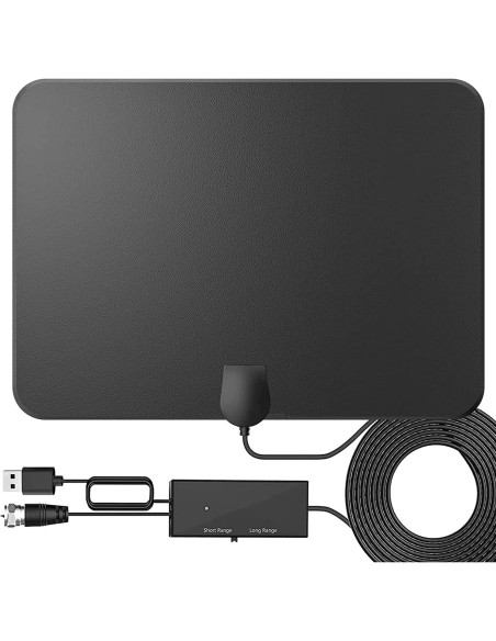 Antena de TV Interior U MUST HAVE 4K 1080p Amplificada 18FT